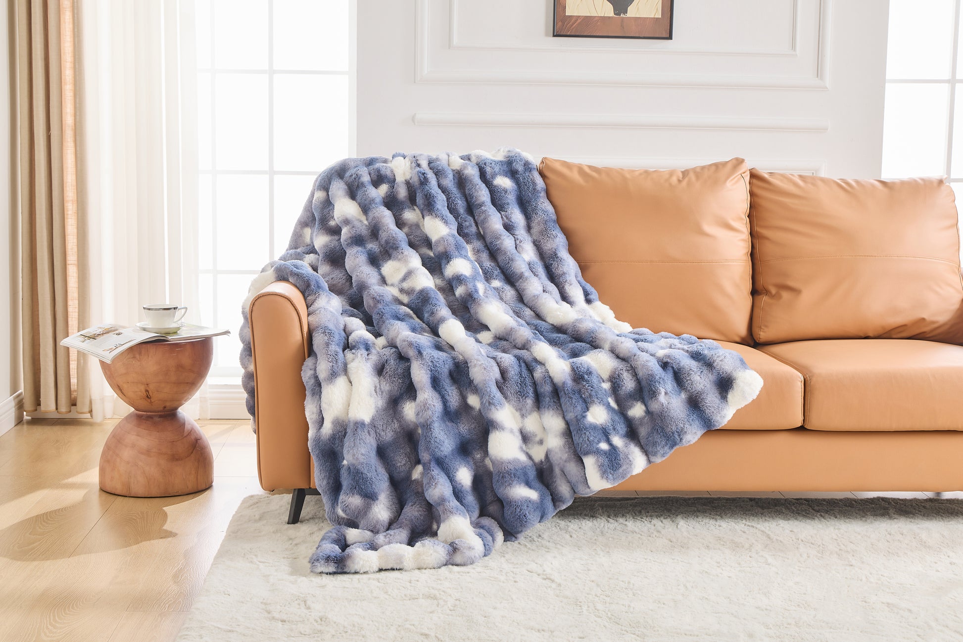 Bubble Blanket blue