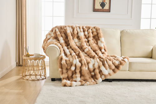 Bubble Blanket brown